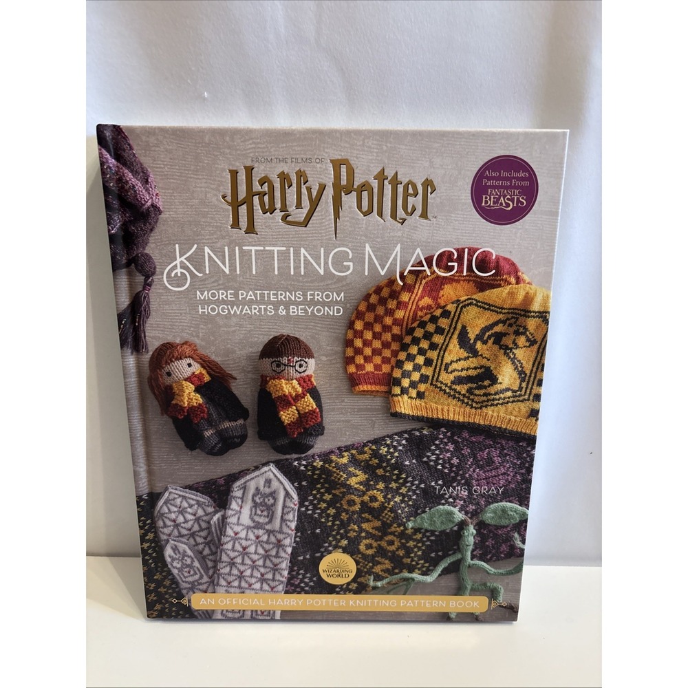Harry Potter Knitting Magic More Patterns from Hogwarts & Beyond Hardcover‎ New